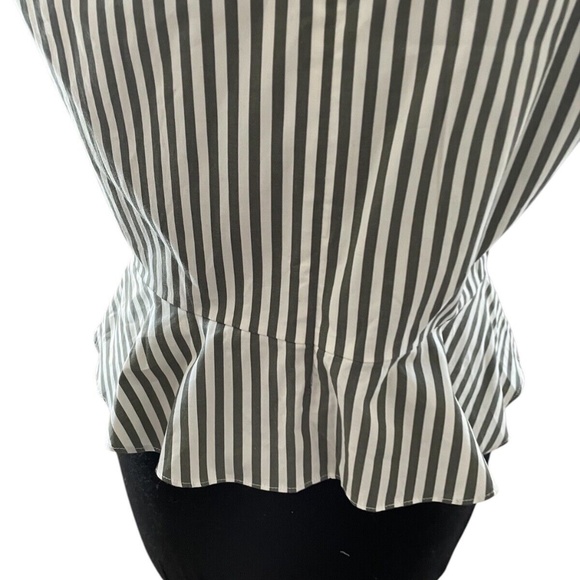 Veronica Beard Drey Bright Army & White Top, Size 10‎ - Picture 6 of 9